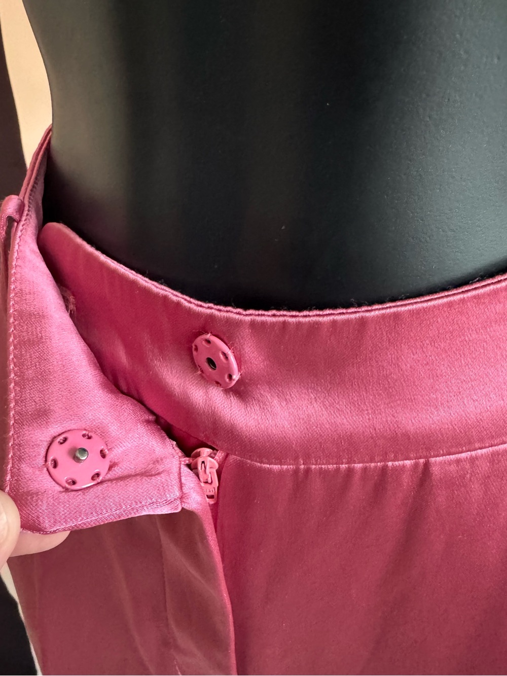 Emporio Armani Pink Straight-Leg Tailored Trousers - Picture 3 of 7